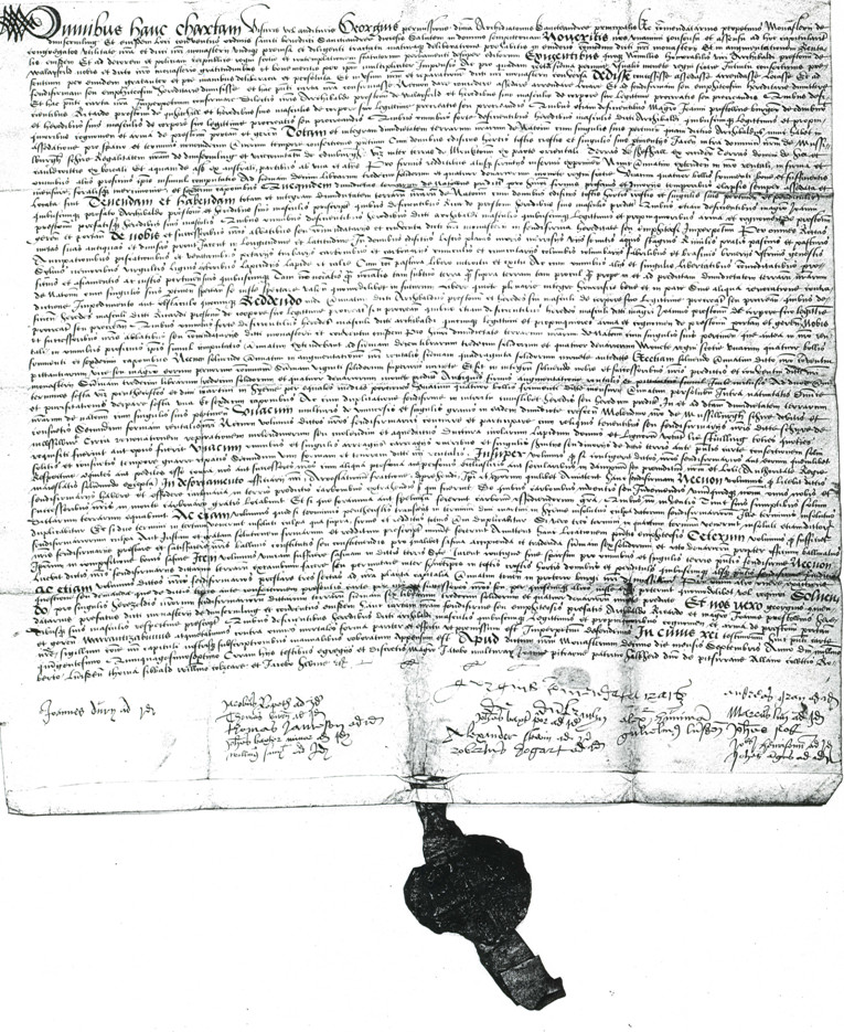 A unique monastic charter